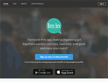 Tablet Screenshot of imin-app.com